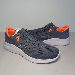 Skechers Mens Ultra Flex 2.0 Shoes,Gray/Orange Skechers | Shoes | Skechers Mens Ultra Flex 2  main image 3